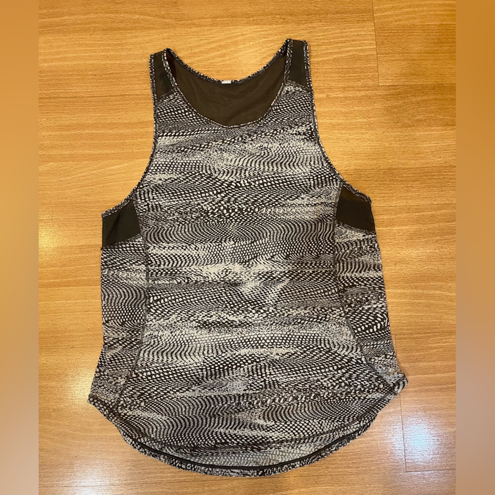 Lululemon Sculpt Mesh Tank – Snakeskin Print